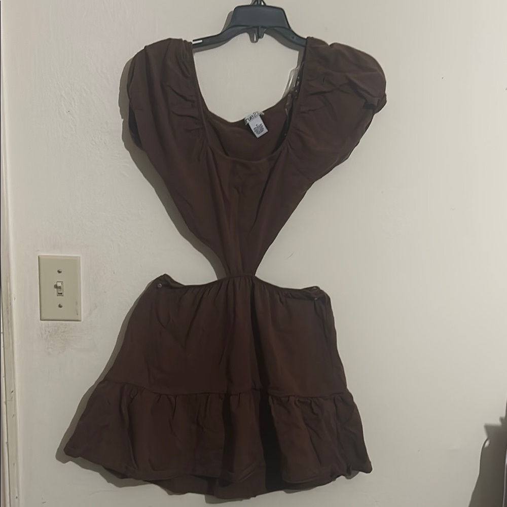 Elegant Brown Dress